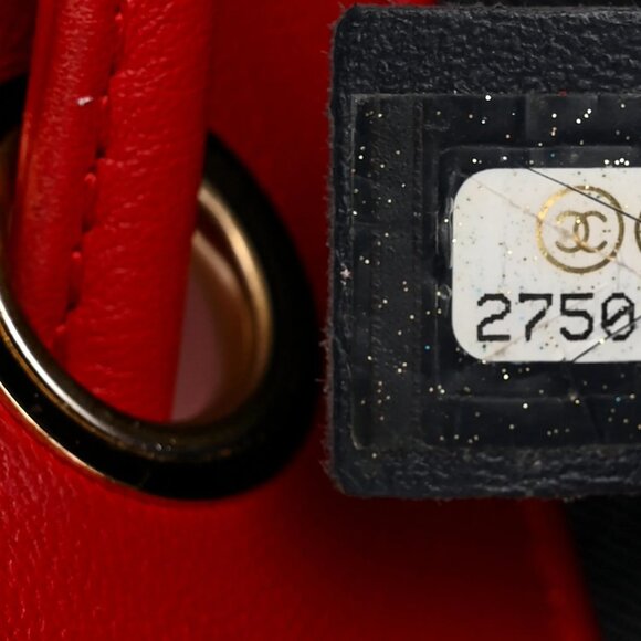 Chanel Lambskin CC Mania Backpack Red Shoulder Bag - Picture 6 of 9